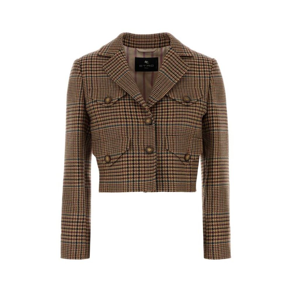 Etro Women Embroidered Wool Blazer